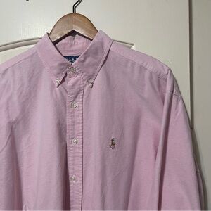 Polo by Ralph Lauren Men's Pink Button-down Shirt